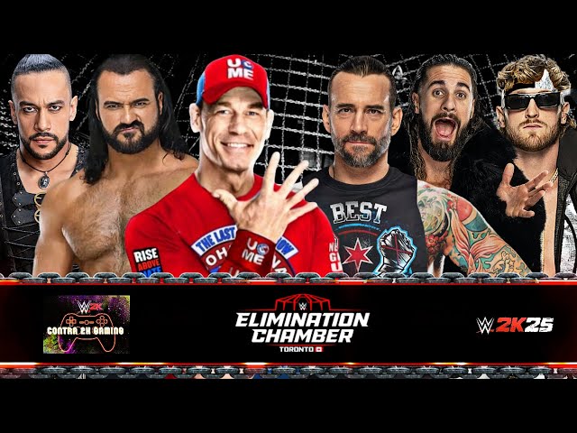 🔴 WWE ELIMINATION CHAMBER 2025 OTC Roman Reigns vs John Cena vs CM Punk vs Seth vs Drew | #live