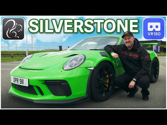 Driving a Porsche 911 GT3 RS on Silverstone Circuit - in VR180