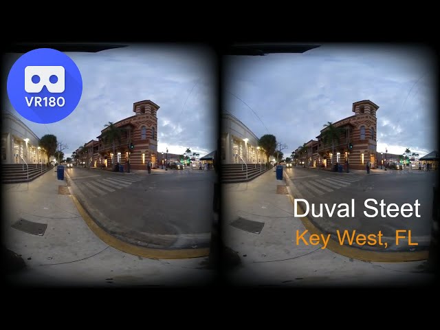 A walk down the famous Duval Street in Key West, FL