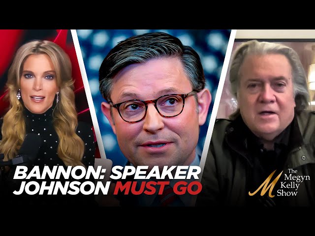 Steve Bannon Makes the Case For Why Speaker Johnson "Has To Go" After Working With Dems on Failed CR