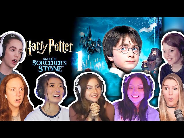 ALL GIRLS|HARRY POTTER AND THE SORCERER'S STONE (2001) |REACTION MASHUP*FIRST TIME WATCHING