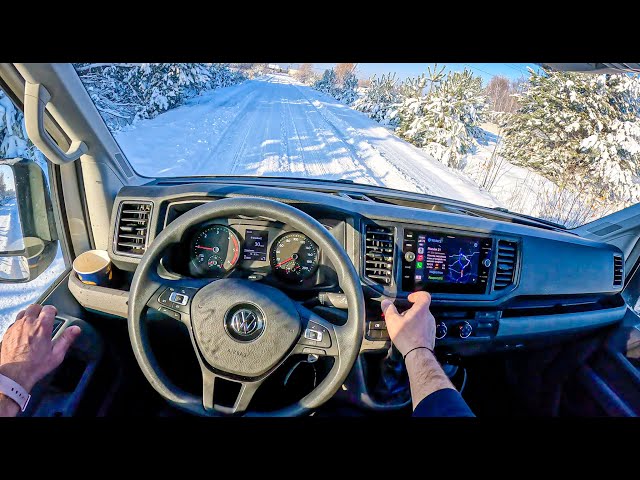 2023 Volkswagen Crafter II [2.0 l TDI 140 HP] |0-100| POV Test Drive #1903 Joe Black