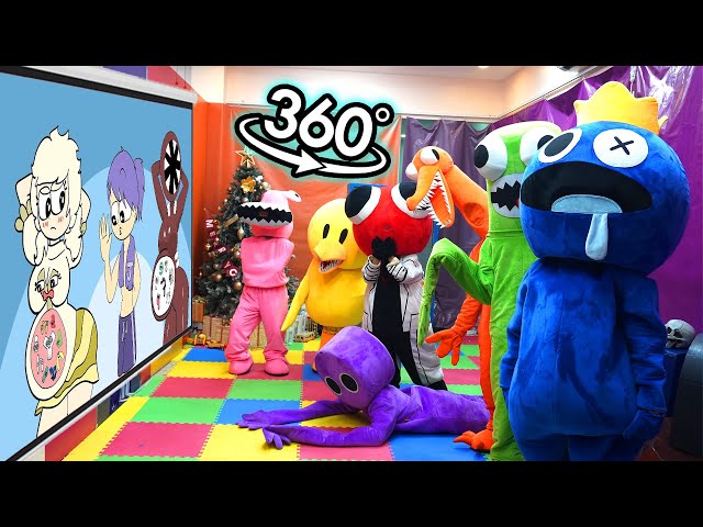 Rainbow Friends 360° - CINEMA HALL |Alphabet Reverse Plush toy (All Letter..)Alphabet Lore Transform