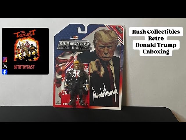 Rush Collectibles Ring Masters Retro Donald Trump Unboxing