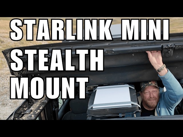 Starlink Mini In Motion Vehicle Stealth Mount