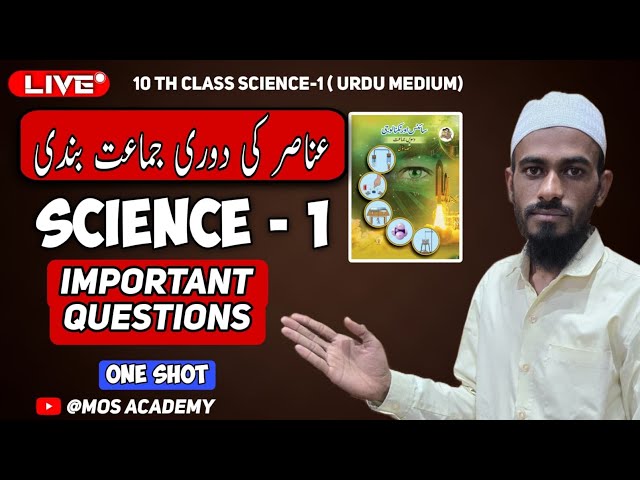 Periodic classification of elements || chapter 2 || urdu medium ||class 10th maharashtra board 2024