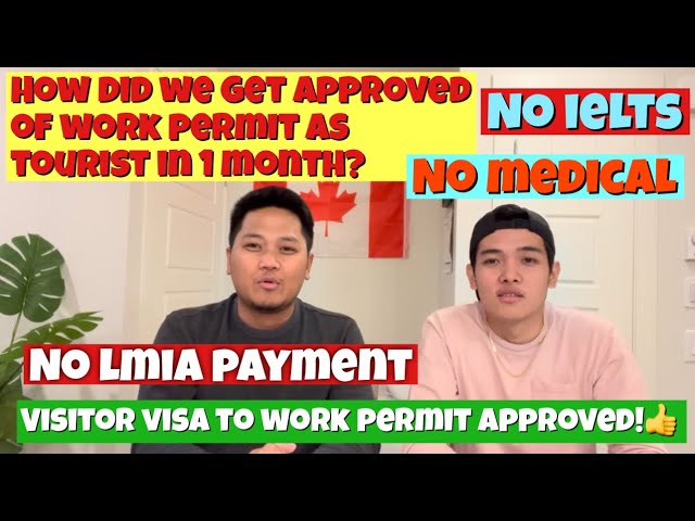 Paano Makahanap Ng LMIA - Work Dito Sa Canada As Tourist? | Visitor Visa To Work Permit Approved!