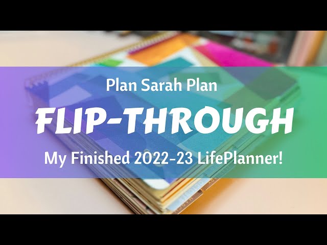 My Finished Planner FLIP-THROUGH! | 2022-23 Erin Condren LifePlanner