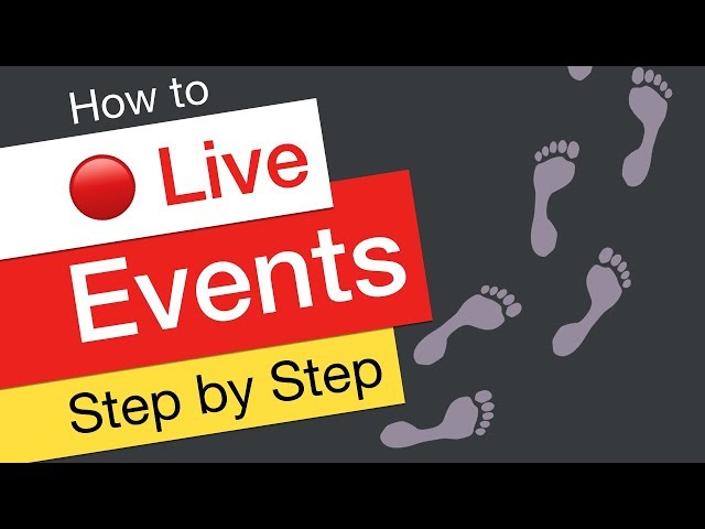 YouTube Live Events Tutorial