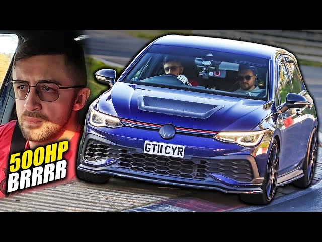 Big Turbo 500HP VW Golf 8 GTI Goes Brr Brr // Nürburgring