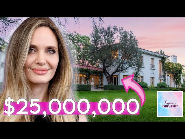 Angelina Jolie’s $25 Million Hollywood Mansion | House Tour 2024