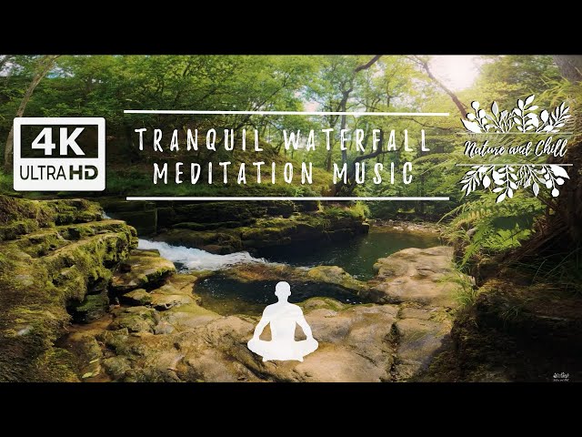 Tranquil Waterfall Meditation: Serene Nature Sounds & Calming Music at Pont Melin-Fach