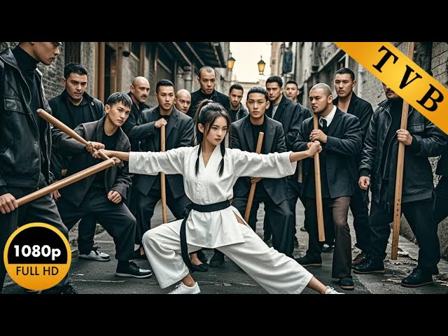 The little girl turned out to be a Kung Fu master, beating the gangsters