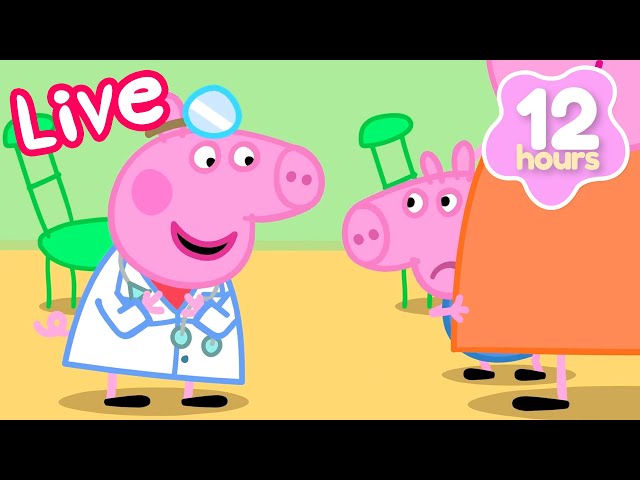 🔴 LIVE Peppa Pig Best Full Episodes 2024 | 24 HOUR Livestream