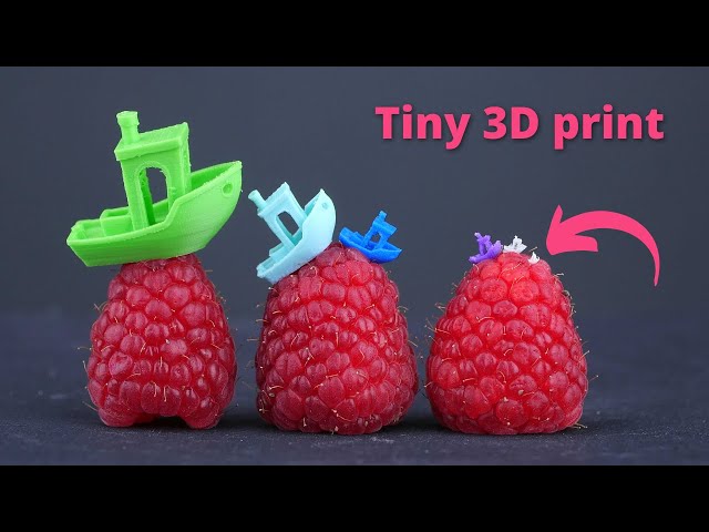 Tiniest nozzle makes tiniest 3D print