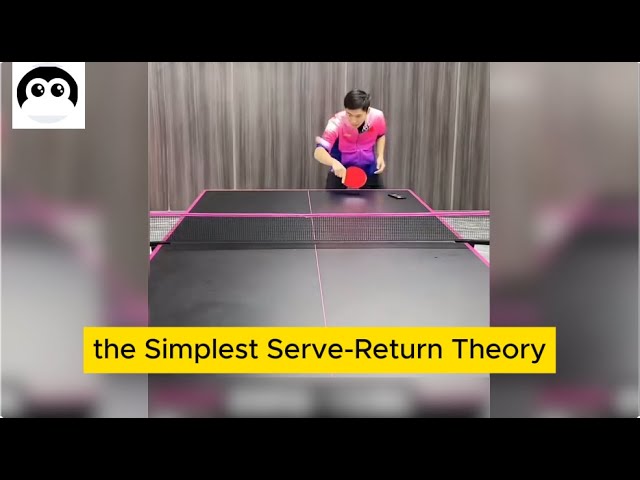 "Highly Recommended! A ex-National Team Player Teaches You the Simplest Serve-Return Theory