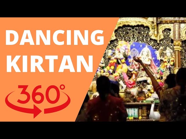 360 Gurupuja Dancing Kirtan 4 K | Janmastami | ISKCON Chowpatty