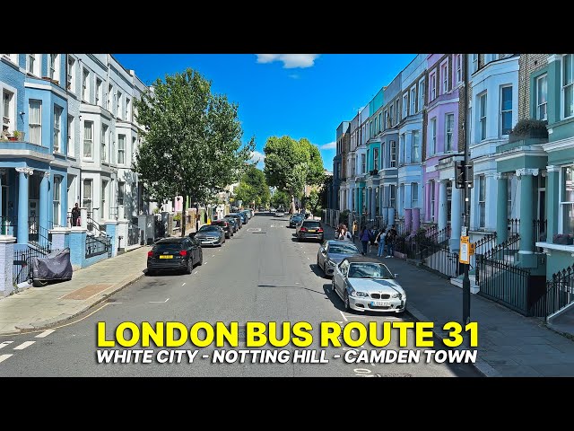 London on the Move: London Bus Ride Route 31 from White City Station to Bustling Camden 🚌