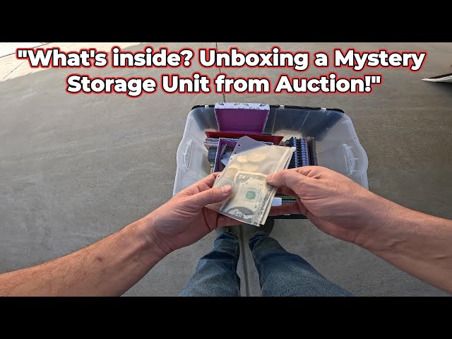 “What’s Inside? Unboxing a Mystery Storage Unit from Auction!”