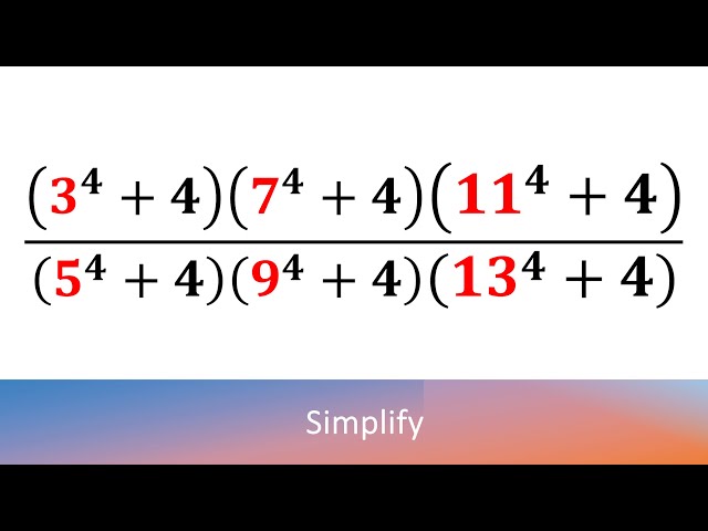 A Nice Exponent Math Simplification || How to Solve