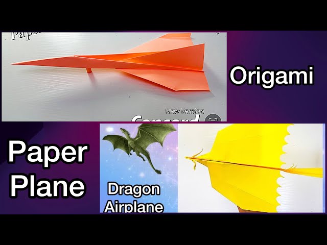 DIY Jet Origami Craft | Easy Paper Airplane Tutorial #treading (​⁠@PushpaArtsCrafts) #origamicraft