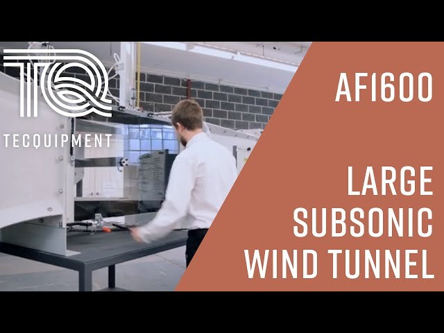 Large Subsonic Wind Tunnel AF1600 - Aerodynamics - TecQuipment