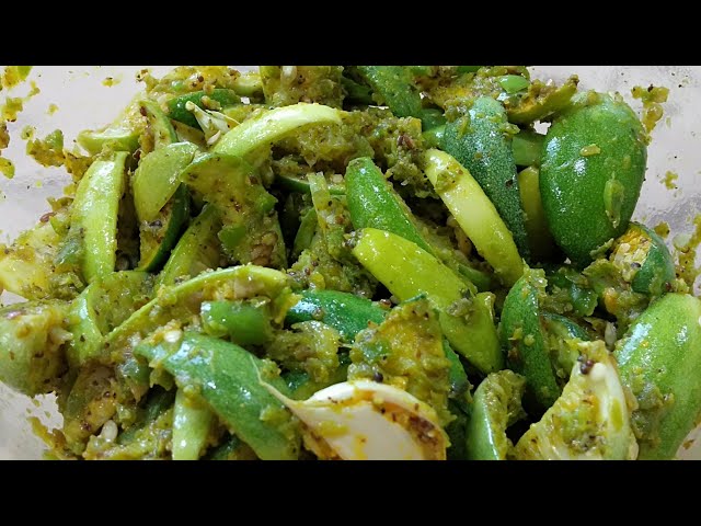 Uttara karnataka special mekkikai uppinakai | Small bitter cucumber pickle | Mekkekayi / Mekke kai |