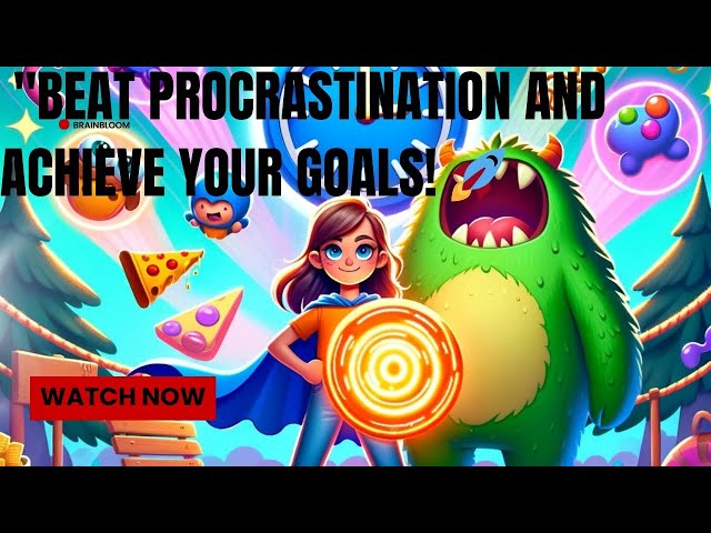 "Procrastination vs Focus: Who Will Win? 🦸‍♀️