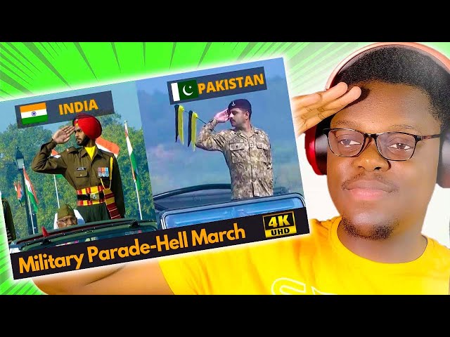 Crazy Reaction On Hell March - 2019 Indian & Pakistan Military Parade on one screen (4K UHD)