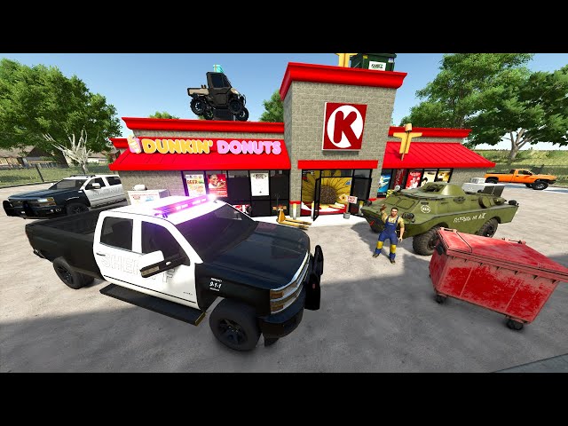 Police Chase Crazy Candy Thief | Farming Simulator 25