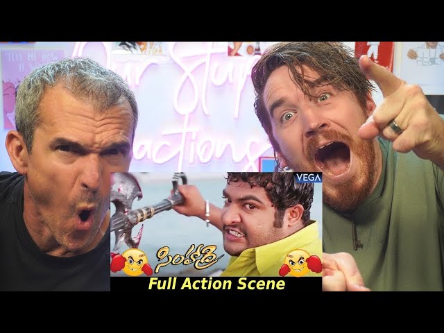 Simhadri   Jr  Ntr Best Fight Scenes   REACTION!!!