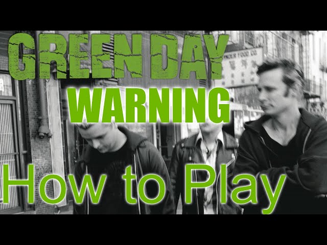 How to Play Warning by Green Day - Guitar Lesson