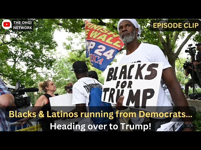 Why is Trump gaining support from Black & Latino Americans leaving the Democrats?!