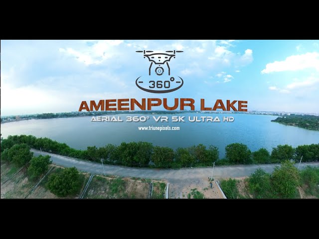 Ameeenpur Lake I  5K Aerial 360˝VR Video #ameenpur  #drone #aerialfootage #telanganatourism