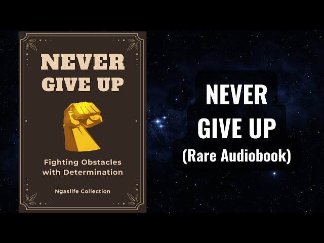 Never Give Up - Fighting Obstacles with Determination Audiobook