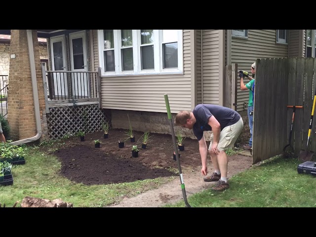 Rain Garden Install Time Lapse