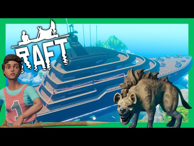 Exploring the ship to get ENGINE BLUEPRINTS! - Raft ep12