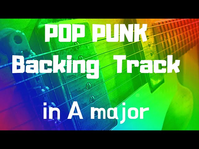 POP PUNK Backing Track in A major