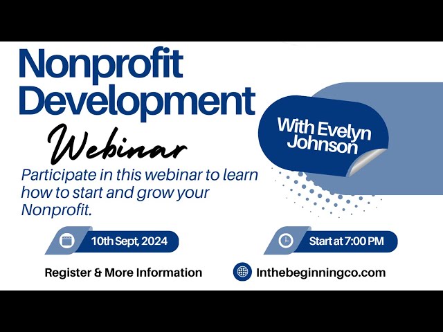 Non-Profit Development Webinar