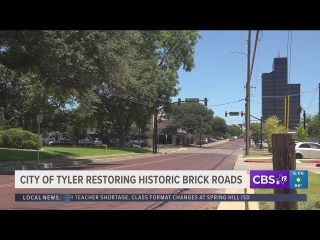 City of Tyler seeks to fund restoration of historic brick roads