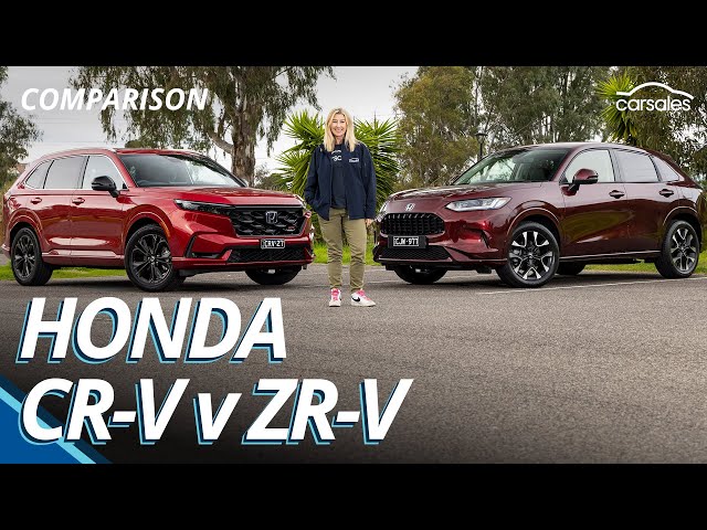 2024 Honda CR-V v 2024 Honda ZR-V Comparison | Which of these two mid-size SUVs best suits you?