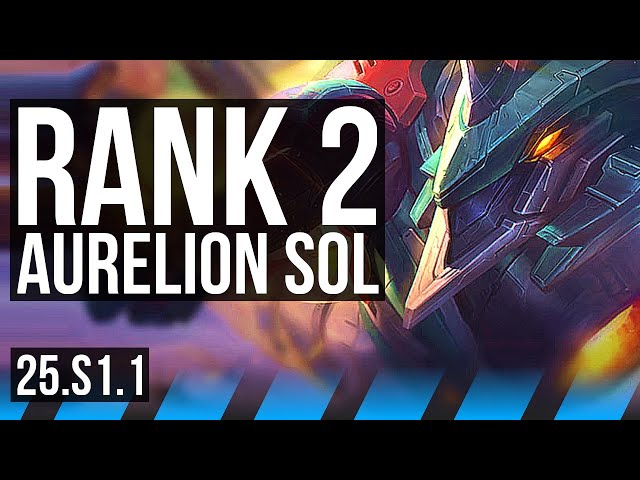 AURELION SOL vs SYNDRA (MID) | Rank 2 Aurelion Sol | NA Challenger | 25.S1.1