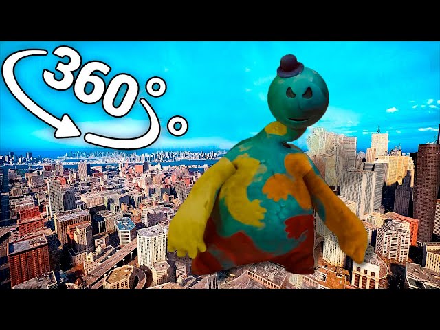 Doey the Doughman - City in 360° Video | VR / 8K | ( Poppy Playtime Chapter 4 )