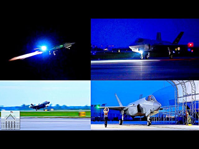 F-35A Lightning II Night Ops at Tyndall AFB [2024]