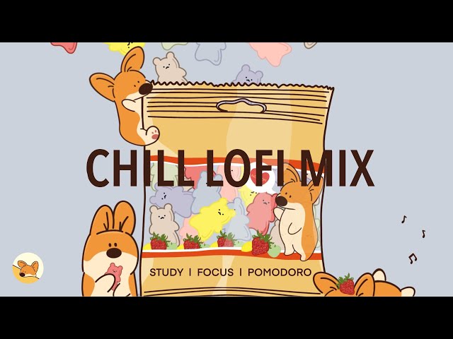 1 hour lofi to study/chill/relax 🎶 Sweet candy vibes 🍬 Pomodoro timer