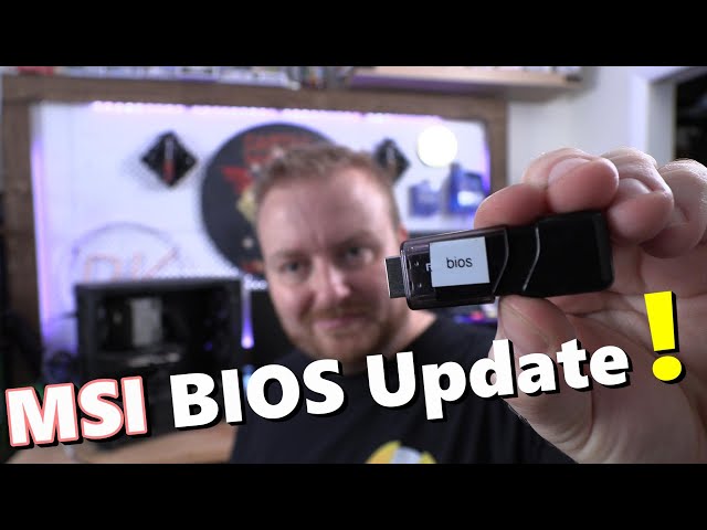 MSI BIOS update | step-by-step