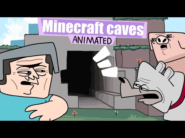 Caves in Minecraft (animated)