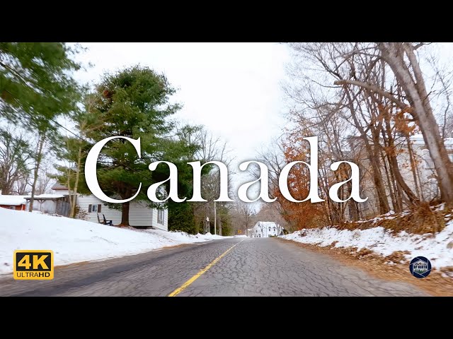 A 4K Scenic Drive Pakenham To Calabogie OTTAWA: 4K60FPS UHD HDR | Relaxing Music