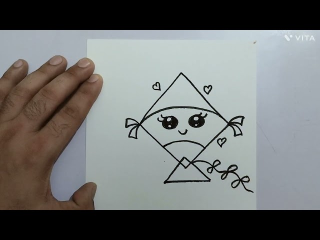 independence day special 🇮🇳  how to draw a kite 🪁