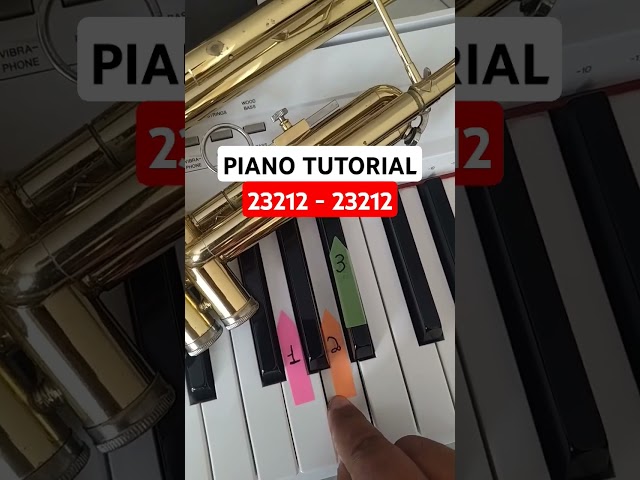 Tarararara Trumpet Viral – Easy Piano Tutorial! 🎹🎺